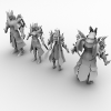 诛仙角色-角色人体-角色-VR/AR模型-3D城