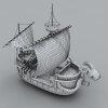 梅丽号-船舶-轮船-VR/AR模型-3D城
