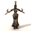 女性-角色人体-角色-VR/AR模型-3D城