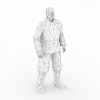 部队军人-角色人体-男人-VR/AR模型-3D城