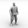 部队军人-角色人体-男人-VR/AR模型-3D城