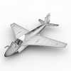 A-6入侵者双喷气发动机飞机-飞机-军事飞机-VR/AR模型-3D城