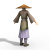 农夫-角色人体-角色-VR/AR模型-3D城