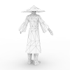 农夫-角色人体-角色-VR/AR模型-3D城