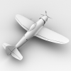 雷电P-47-飞机-军事飞机-VR/AR模型-3D城