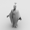 神话OL角色-角色人体-角色-VR/AR模型-3D城