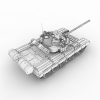 T-80坦克-汽车-军事汽车-VR/AR模型-3D城