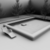 游泳池-建筑-住宅-VR/AR模型-3D城
