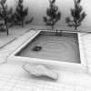 游泳池-建筑-住宅-VR/AR模型-3D城