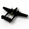 美国轰炸机-飞机-军事飞机-VR/AR模型-3D城