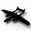 美国轰炸机-飞机-军事飞机-VR/AR模型-3D城