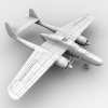 美国轰炸机-飞机-军事飞机-VR/AR模型-3D城
