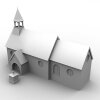 教堂-建筑-古建筑-VR/AR模型-3D城
