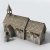 教堂-建筑-古建筑-VR/AR模型-3D城