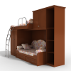组合床-家居-床-VR/AR模型-3D城