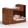 组合床-家居-床-VR/AR模型-3D城