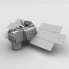 ICESat卫星-科技-航天卫星-VR/AR模型-3D城
