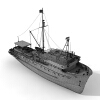 渔船-船舶-轮船-VR/AR模型-3D城