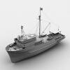 渔船-船舶-轮船-VR/AR模型-3D城