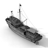 渔船-船舶-轮船-VR/AR模型-3D城
