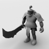 人类首领-角色人体-角色-VR/AR模型-3D城