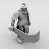 人类首领-角色人体-角色-VR/AR模型-3D城