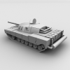 T80坦克-汽车-军事汽车-VR/AR模型-3D城