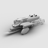 Last Exile Vanship-飞机-飞行器-VR/AR模型-3D城