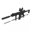 枪-VR/AR模型-3D城