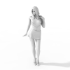 女人雕塑-文体生活-艺术品-VR/AR模型-3D城