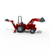 挖土机-汽车-VR/AR模型-3D城