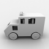 玩具救护车-建筑-基础设施-VR/AR模型-3D城