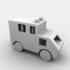 玩具救护车-建筑-基础设施-VR/AR模型-3D城