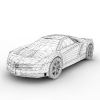 轿车-汽车-家用汽车-VR/AR模型-3D城