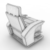 高级扶手椅-家居-沙发-VR/AR模型-3D城