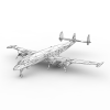 飞机-飞机-客机-VR/AR模型-3D城