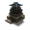 塔 -建筑-古建筑-VR/AR模型-3D城