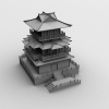 塔 -建筑-古建筑-VR/AR模型-3D城