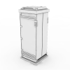 电话亭-建筑-科幻-VR/AR模型-3D城