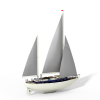 游艇船-船舶-轮船-VR/AR模型-3D城