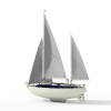 游艇船-船舶-轮船-VR/AR模型-3D城