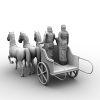 马车-文体生活-艺术品-VR/AR模型-3D城
