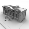 欧式建筑-建筑-办公-VR/AR模型-3D城