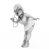 护士-角色人体-角色-VR/AR模型-3D城