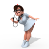 护士-角色人体-角色-VR/AR模型-3D城