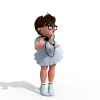 护士-角色人体-角色-VR/AR模型-3D城