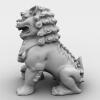 石狮雕塑-文体生活-艺术品-VR/AR模型-3D城