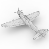 雷电P-47-飞机-军事飞机-VR/AR模型-3D城