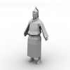 蒙古牧民-角色人体-角色-VR/AR模型-3D城