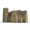 教堂-建筑-基础设施-VR/AR模型-3D城